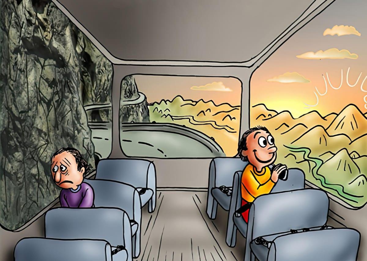 Two Guys on a Bus meme template