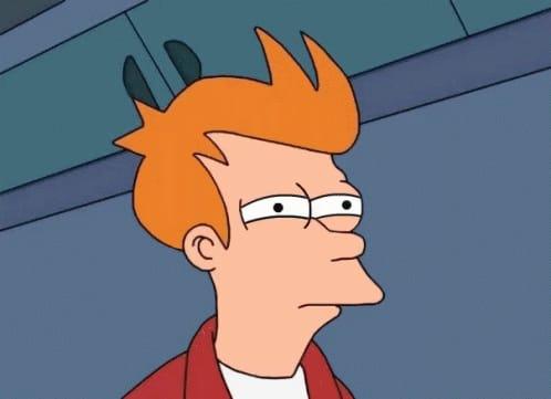 Futurama Fry meme template